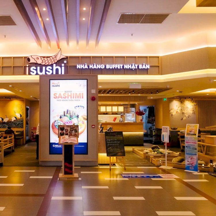 iSushi buffet sở hữu nhiều chương trình ưu đãi hấp dẫn (Nguồn: iSushi)