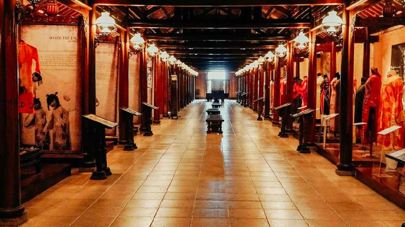 Không gian mang đậm nét hoài cổ và tôn vinh tà áo dài truyền thống tại Bảo tàng Áo Dài.