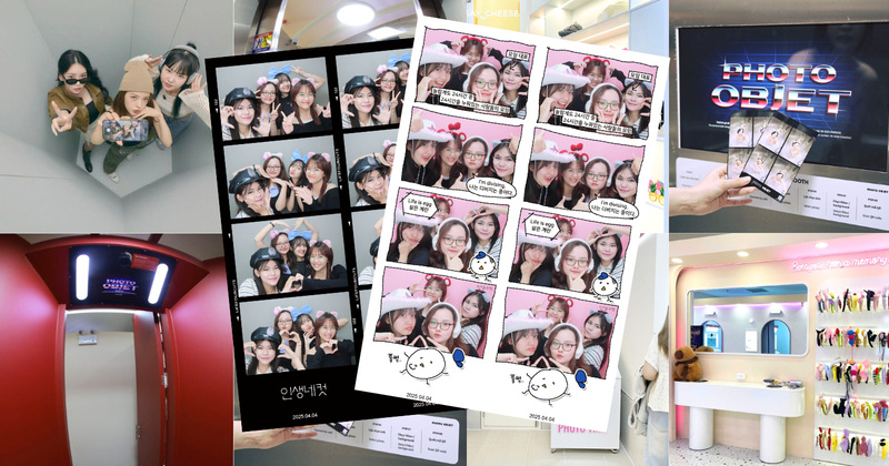 Các bước thao tác trên màn hình cảm ứng để chọn khung và in ảnh photobooth (Nguồn: Internet)