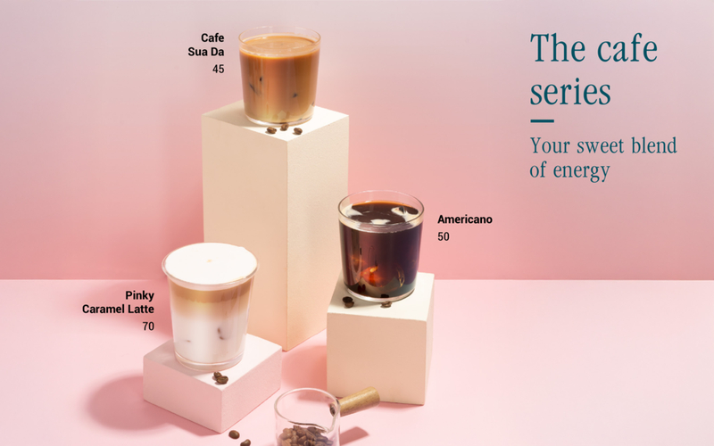 Lala Bear phục vụ nhiều loại cà phê từ đen đá, bạc xỉu đến latte với các hương vị vanilla, hạnh nhân và caramel (Nguồn: Internet)