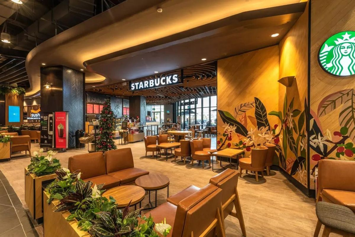 Góc làm việc sang trọng và yên tĩnh tại Starbucks (Nguồn: Internet) Góc làm việc sang trọng và yên tĩnh tại Starbucks (Nguồn: Internet)