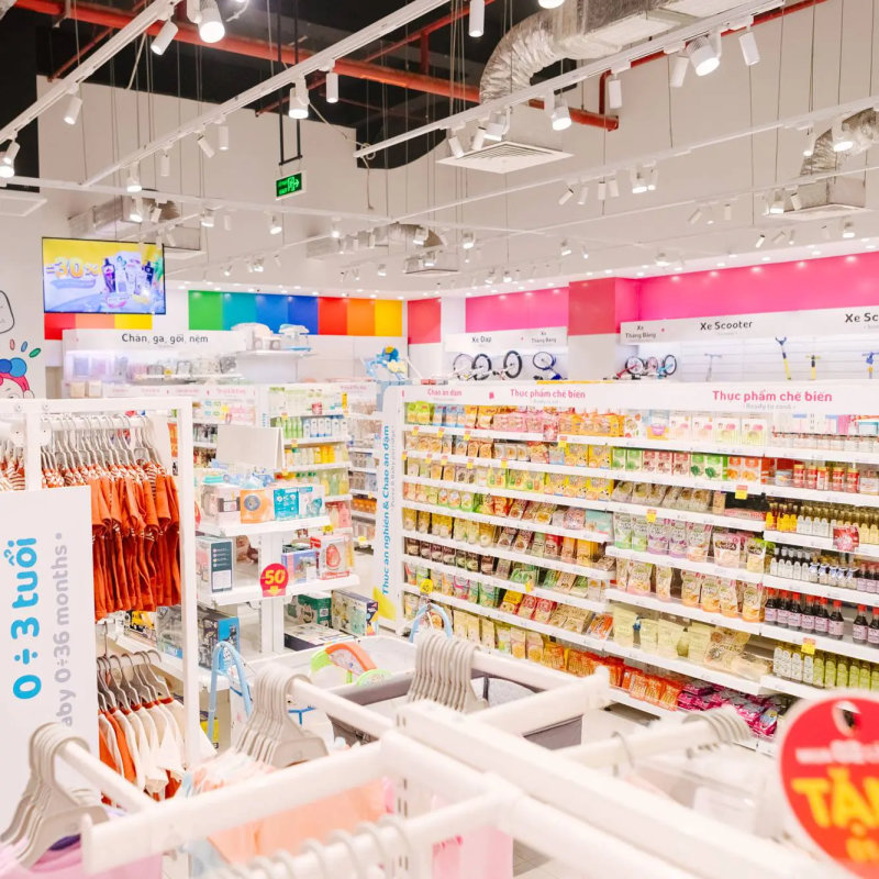 Con Cưng nổi tiếng với các sản phẩm chăm sóc và trang phục cho trẻ sơ sinh (Nguồn: Internet)