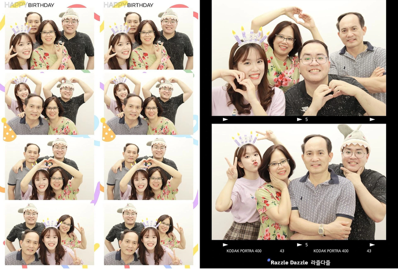 Các tư thế tạo dáng trẻ trung và sáng tạo khi chụp ảnh photobooth lấy liền (Nguồn: Internet)