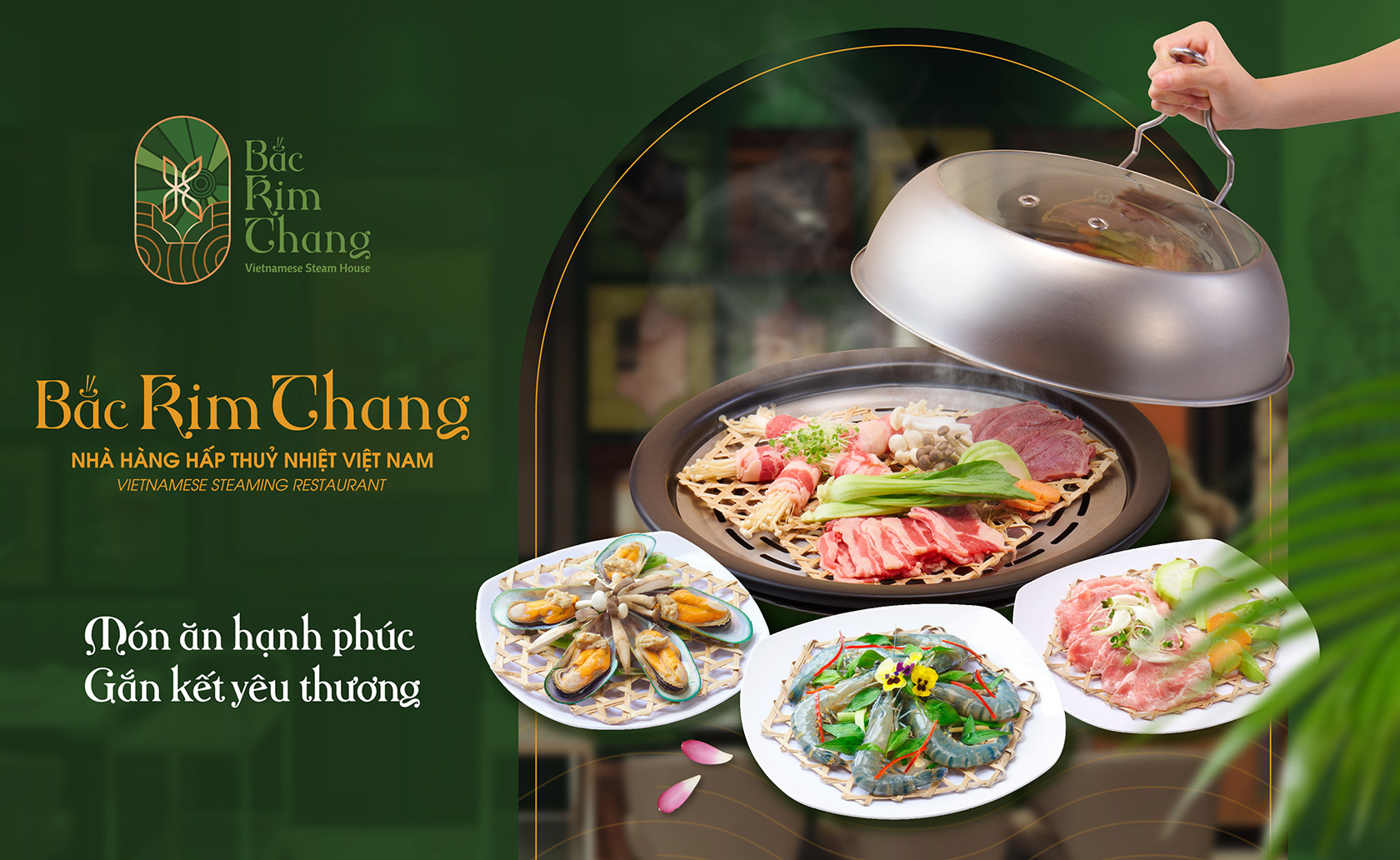 Trải nghiệm hương vị miền Tây dân dã qua công nghệ hấp thủy nhiệt hiện đại tại Bắc Kim Thang. (Nguồn: Internet)