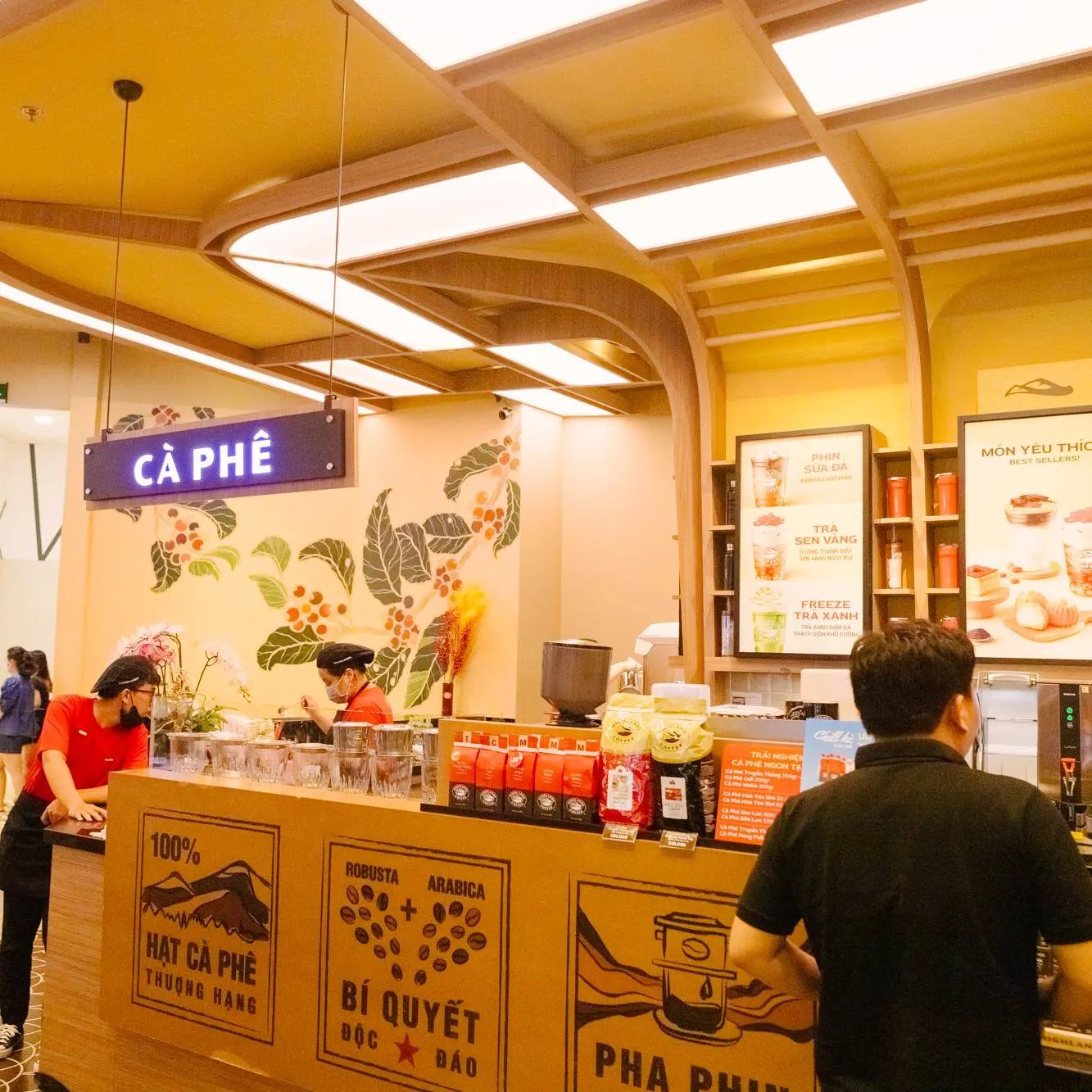 Thương hiệu quốc tế The Coffee Bean & Tea Leaf khẳng định đẳng cấp bằng chất lượng nguyên liệu thượng hạng (Nguồn: Internet)