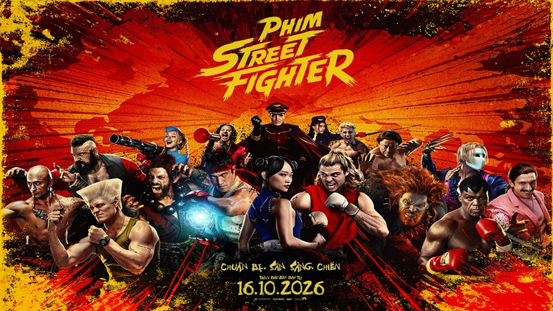 Street Fighter đưa những trận chiến đối kháng kinh điển từ trò chơi điện tử lên màn ảnh rộng với cuộc đối đầu của Ryu, Ken và Chun-Li.