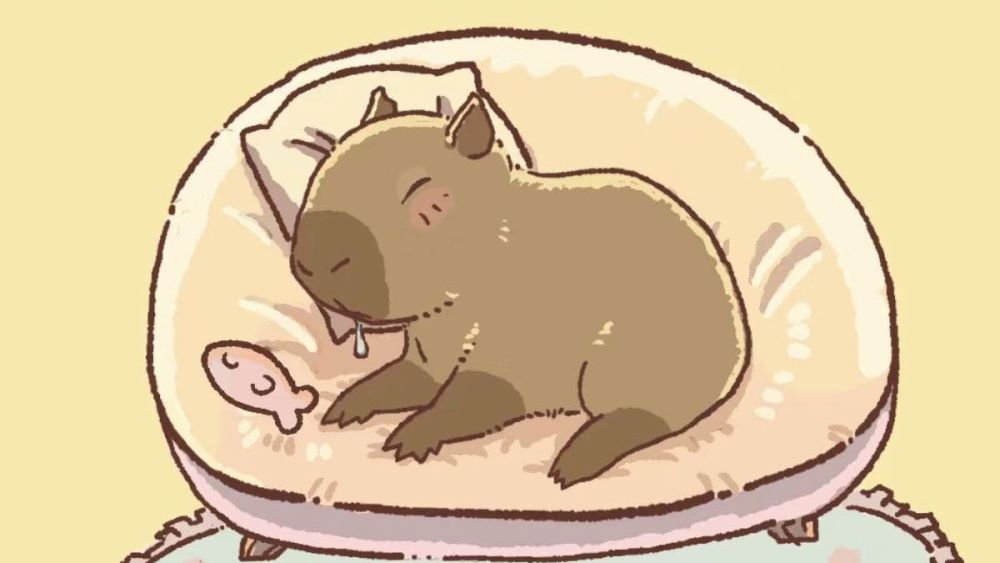 Hình nền máy tính Capybara độ phân giải 4K mang đến vẻ đẹp sắc nét và sự thư giãn tối đa cho góc làm việc (Nguồn: Internet)