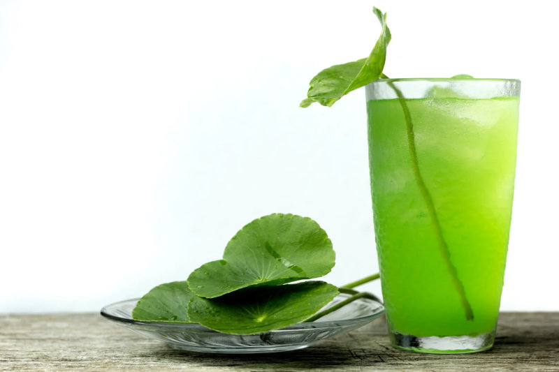 Nước rau má giúp mát gan và thanh nhiệt (Nguồn: Internet)