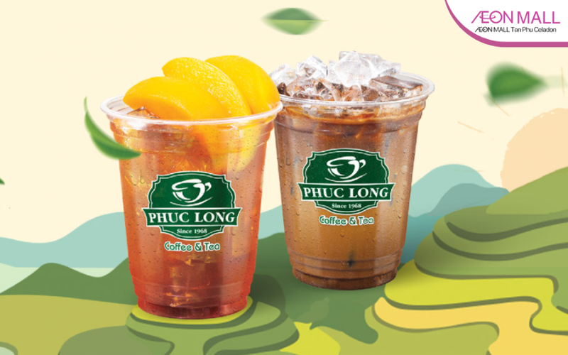 Trà cà phê và bánh ngọt trứ danh Phúc Long