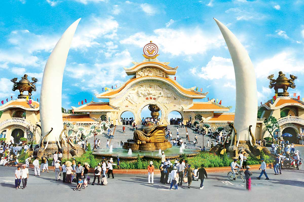 Khu du lịch kết hợp giải trí và văn hóa dành cho cả gia đình. (Nguồn: Internet)