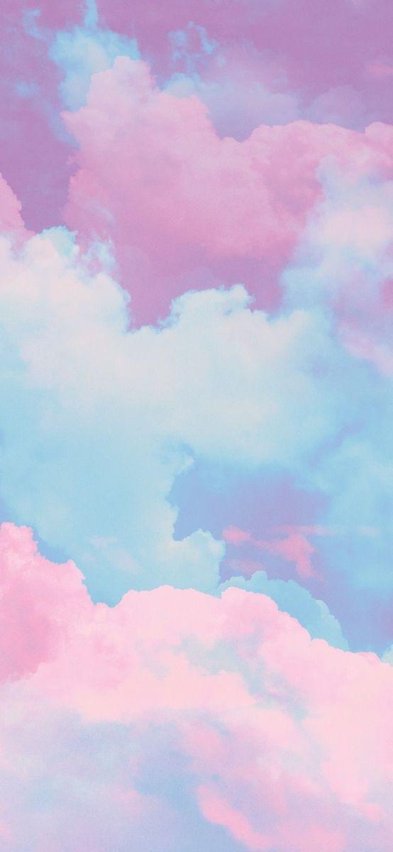 Hình nền iPhone cute phong cách pastel nhẹ nhàng, tạo cảm giác thư giãn và dễ chịu cho mắt (Nguồn: Internet)