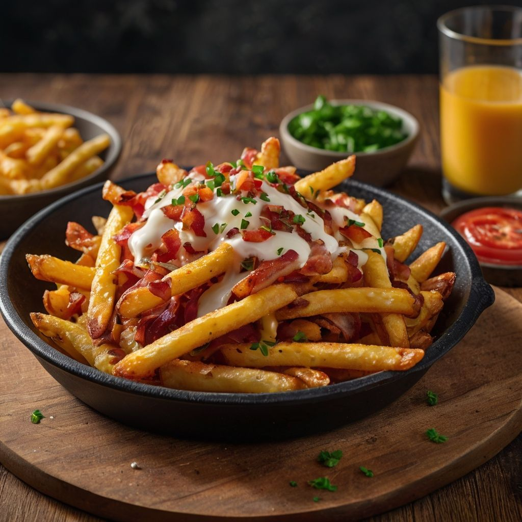 French Fries thường được rắc muối và dùng kèm với tương cà hoặc sốt mayonnaise (Nguồn: Internet)