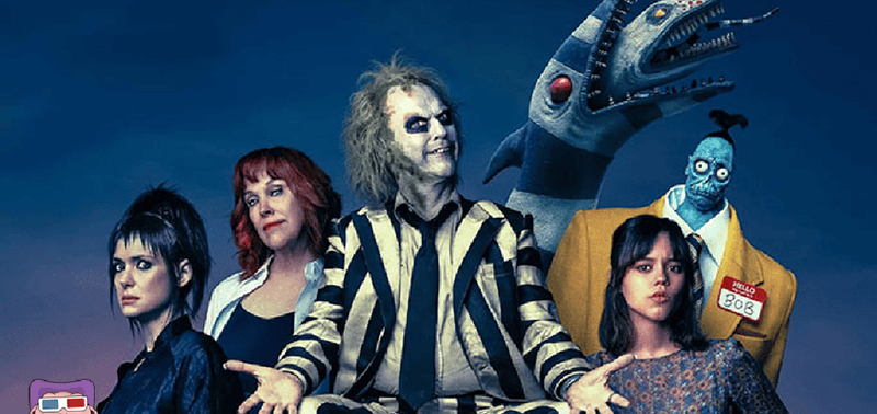 A ghost couple turns to Beetlejuice to drive newcomers out of their house. (Source: Internet)