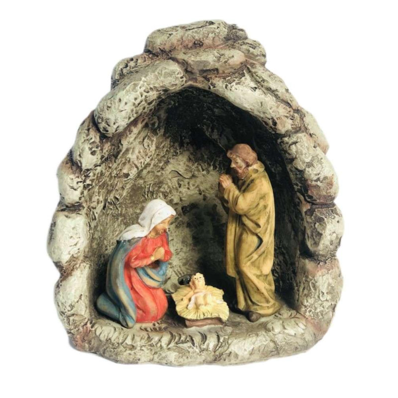 Hang đá và máng cỏ mang ý nghĩa bảo vệ và bình an (Nguồn: Internet) Hang đá và máng cỏ mang ý nghĩa bảo vệ và bình an (Nguồn: Internet)