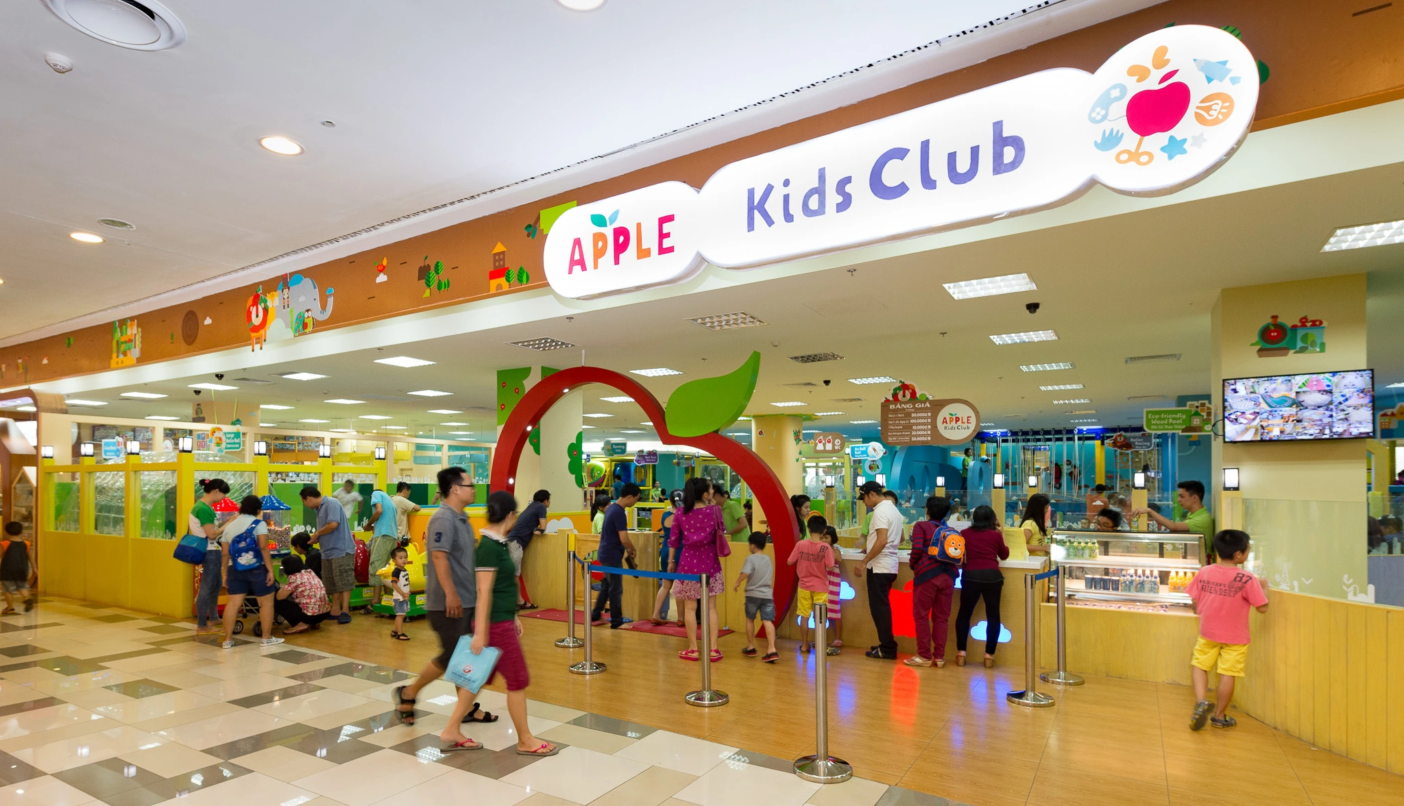Không gian vui chơi hiện đại phù hợp cho trẻ em nhiều độ tuổi. (Nguồn: Internet)