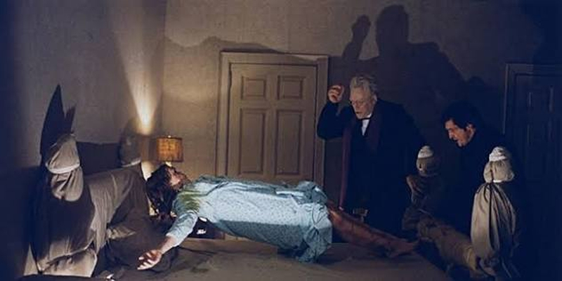 An exorcism becomes a tense confrontation between people and a demonic force. (Source: Internet)