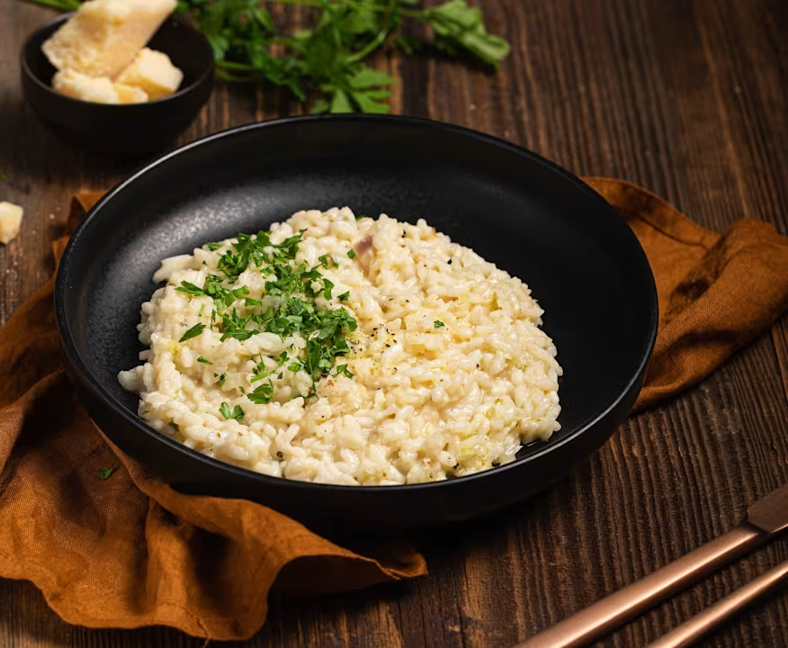 Risotto mang lại độ kem béo và mềm mịn khó cưỡng (Nguồn: Internet)