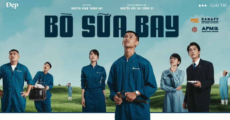 Bò Sữa Bay mở ra câu chuyện hài hước, kịch tính xoay quanh hành trình tranh giành công thức sữa đặc biệt tại trang trại bò sữa những năm 90 (Nguồn: Internet).
