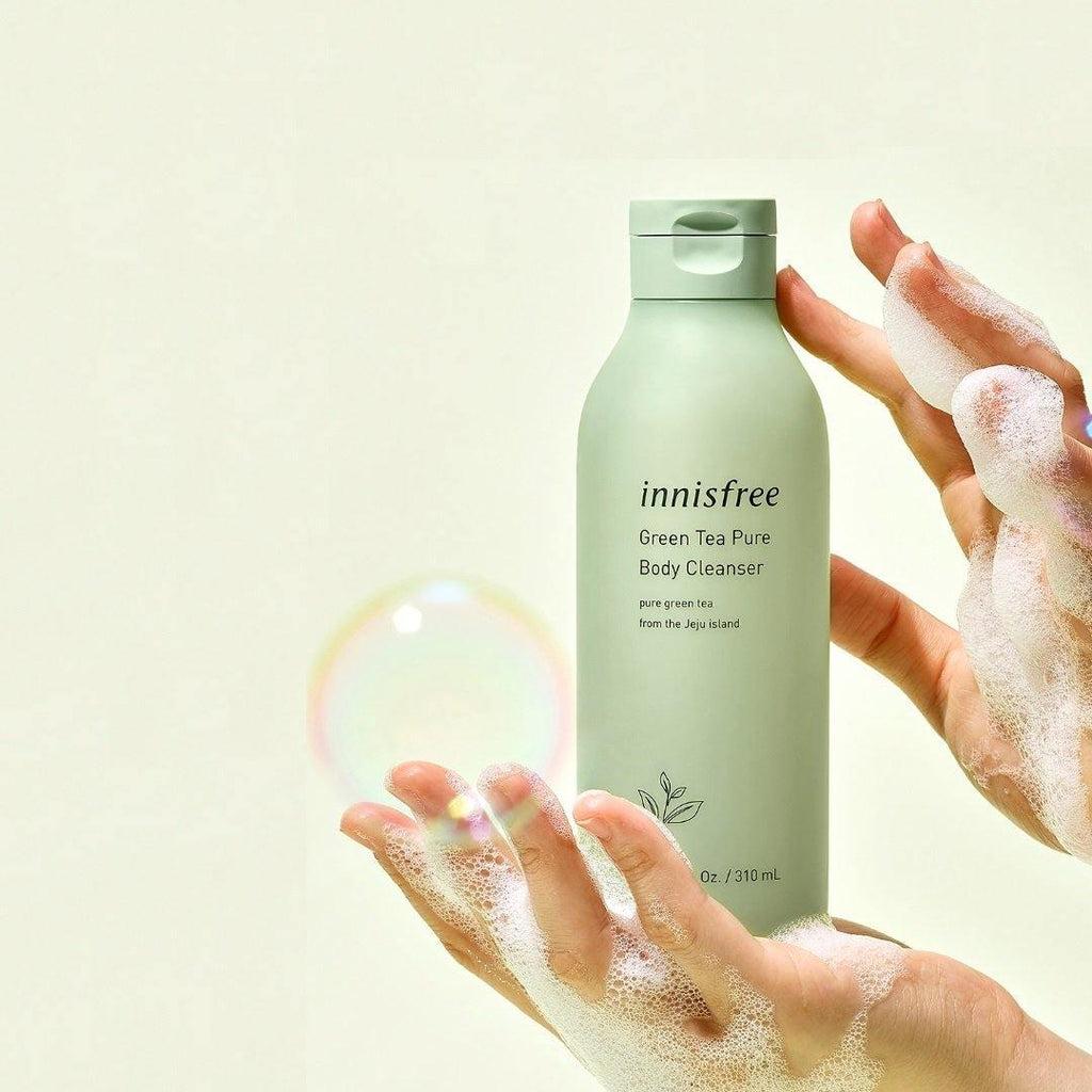 Sữa tắm Innisfree Green Tea Pure Body Cleanser an toàn và không gây khô da
