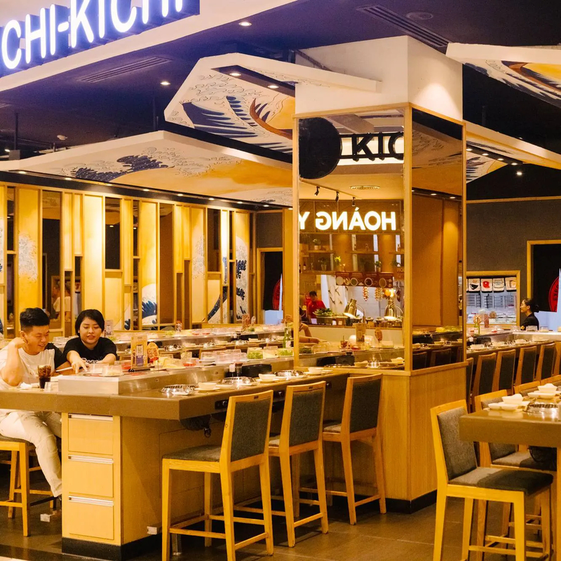 Không gian sang trọng và ấm cúng tại Kichi Kichi AEON MALL Tân Phú Celadon (Nguồn: Internet)