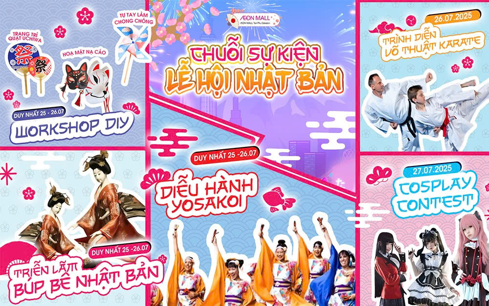 CHUỖI HOẠT ĐỘNG HẤP DẪN THÁNG 7