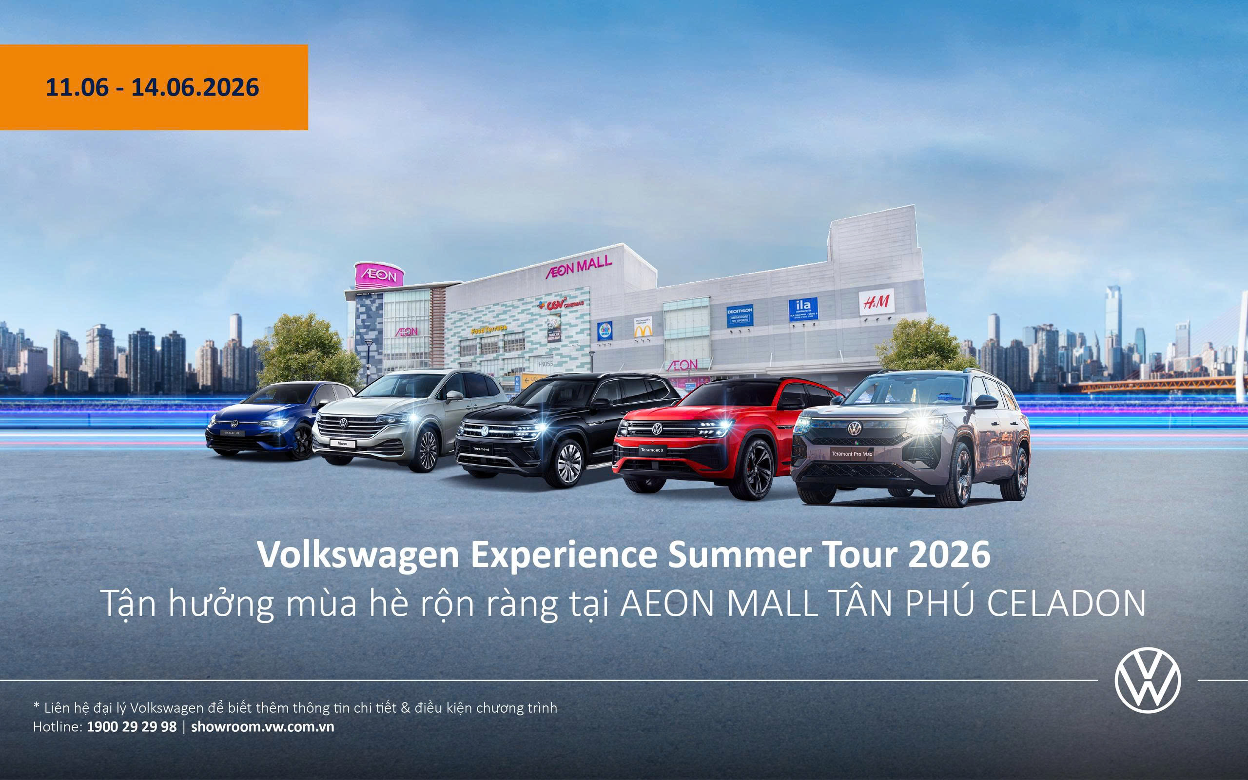 VOLKSWAGEN EXPERIENCE SUMMER TOUR 2026