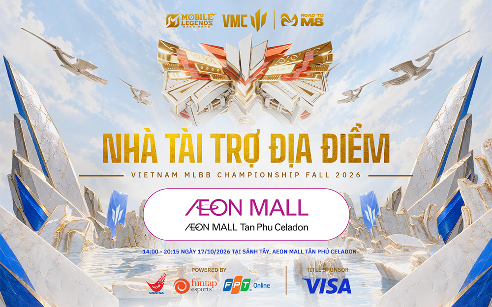 VISA VMC FALL 2026 – BÙNG NỔ ĐẠI TIỆC ESPORTS TẠI AEON MALL TÂN PHÚ CELADON