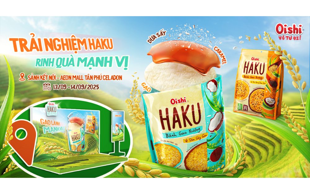 THỬ BÁNH GẠO NƯỚNG HAKU, CHƠI GAME RINH QUÀ MẠNH VỊ