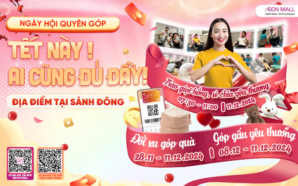 NGÀY HỘI QUYÊN GÓP - TẾT NÀY AI CŨNG ĐỦ ĐẦY