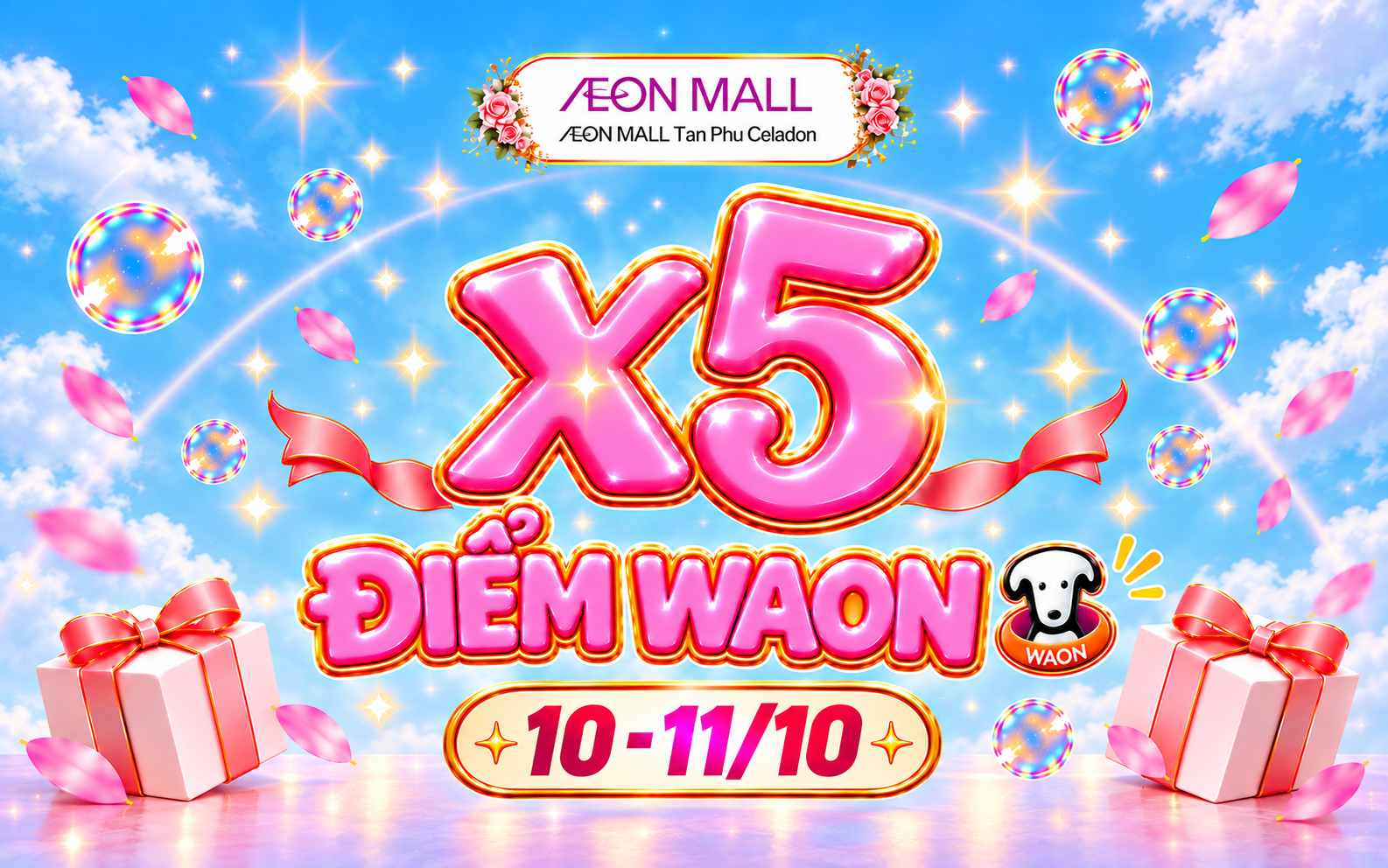 WEDDING FAIR 2026 - X5 ĐIỂM WAON