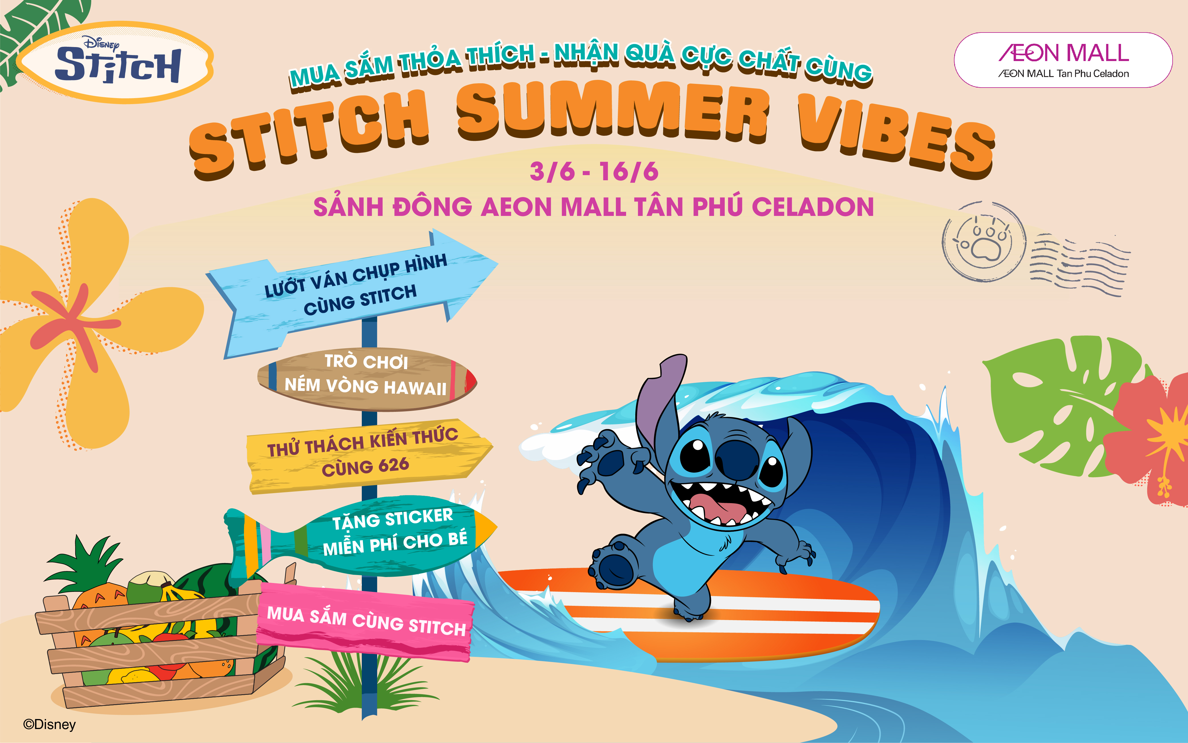 STITCH SUMMER VIBES – MÙA HÈ CHẤT NHƯ STITCH!