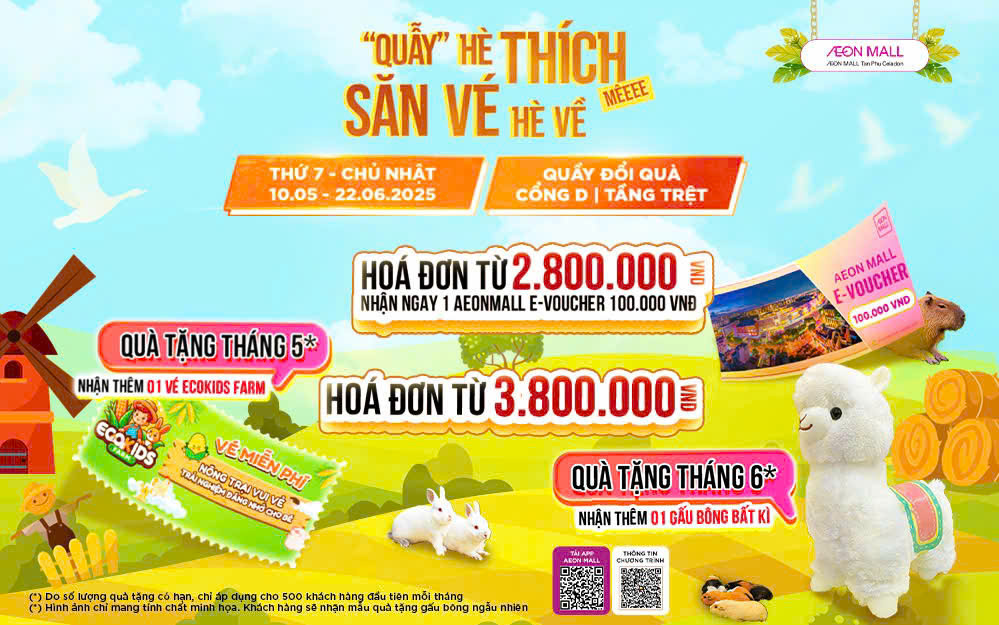 "QUẪY" HÈ THÍCH MÊ, SĂN VÉ HÈ VỀ