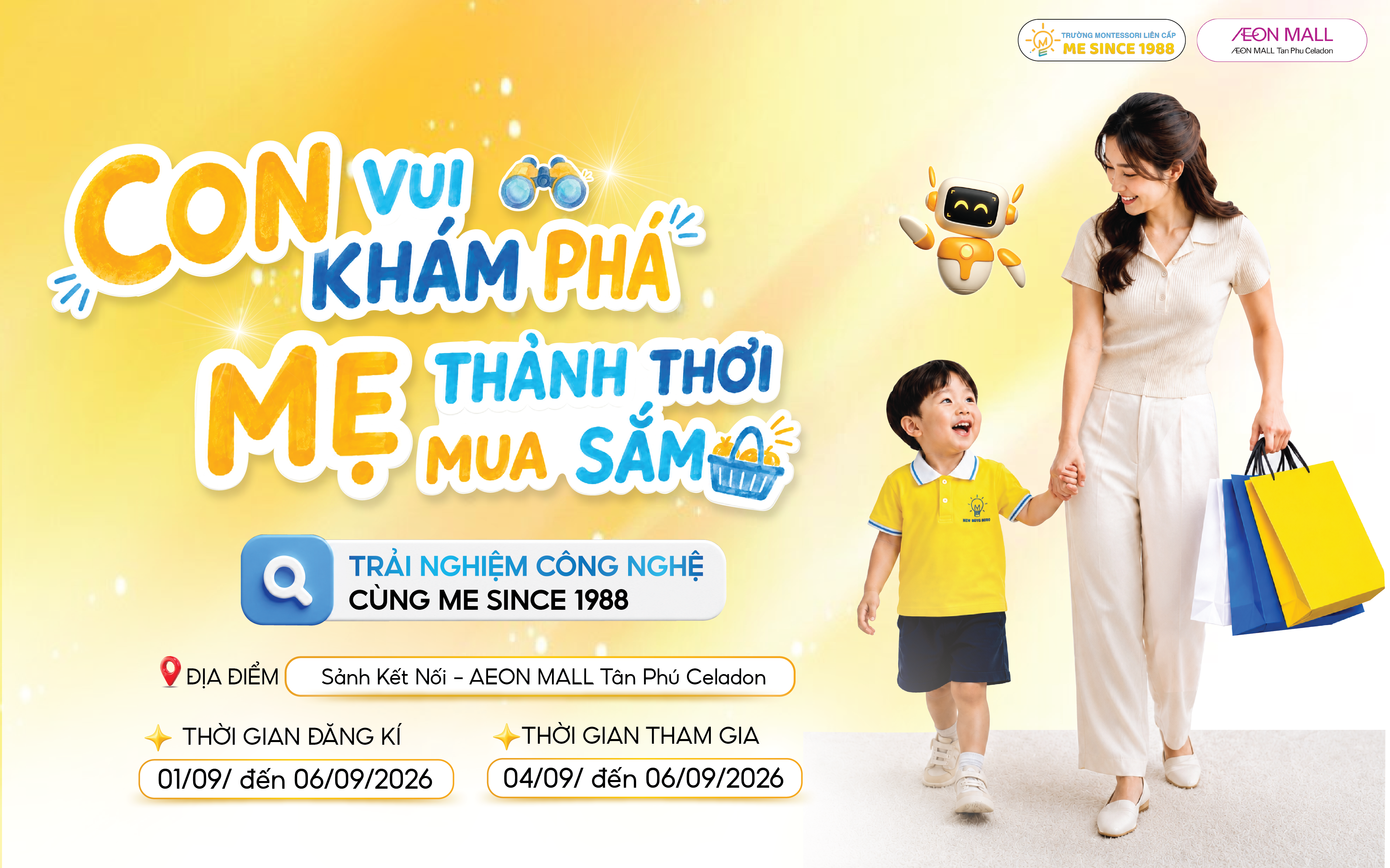 MẸ THẢNH THƠI MUA SẮM, CON VUI KHÁM PHÁ CÔNG NGHỆ CÙNG ME SINCE 1988