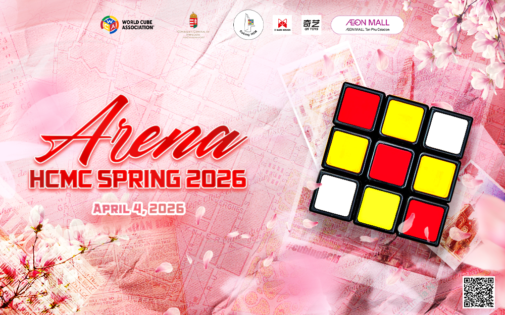 [ARENA HCM SPRING 2026] – GIẢI ĐẤU RUBIK MÙA XUÂN 2026 TẠI TP. HỒ CHÍ MINH