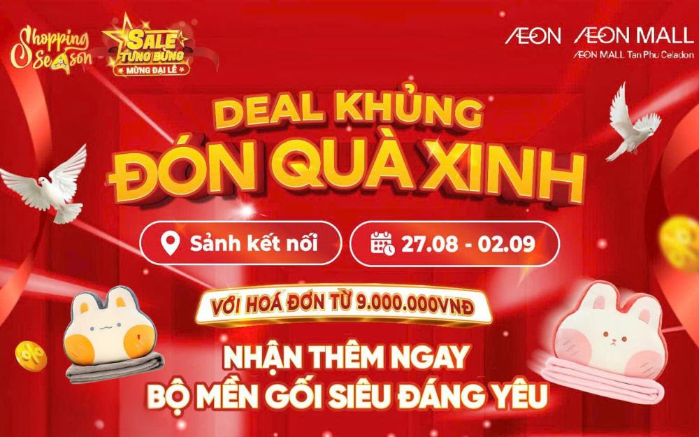 DEAL KHỦNG ĐÓN QUÀ XINH