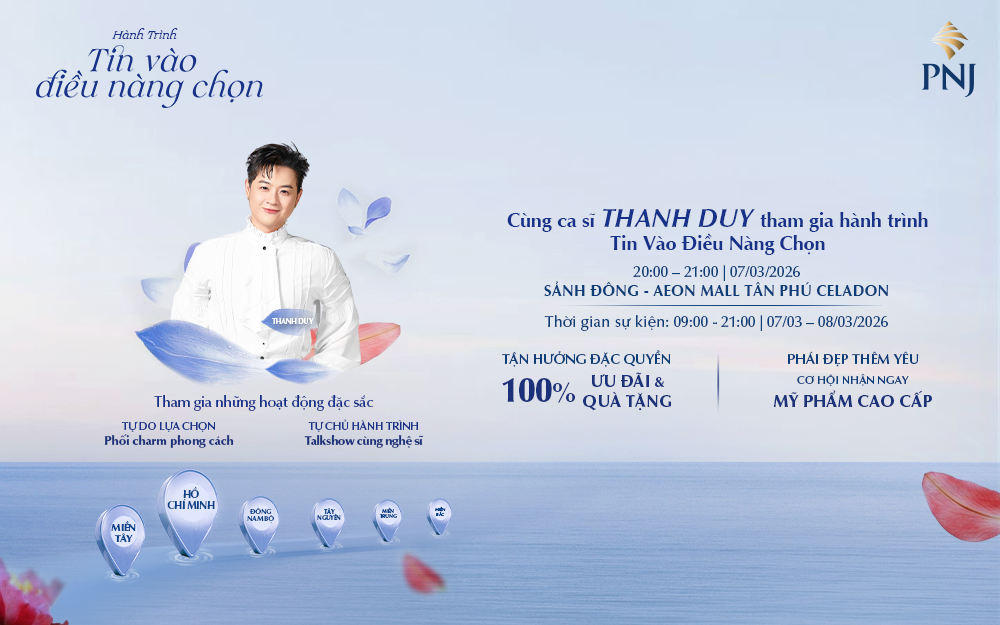 HÀNH TRÌNH TIN VÀO ĐIỀU NÀNG CHỌN VỚI SỰ XUẤT HIỆN CỦA CA SĨ THANH DUY