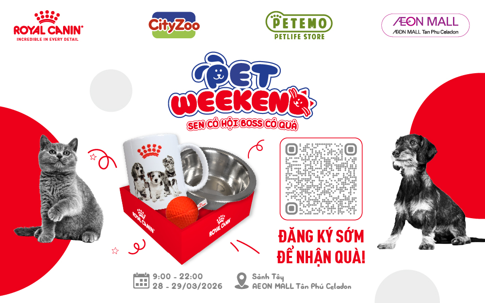 LÊN KÈO PAWTY CÙNG BOSS TẠI PET WEEKEND 2026