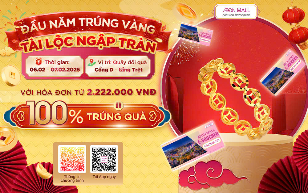 ĐẦU NĂM TRÚNG VÀNG, TÀI LỘC NGẬP TRÀN