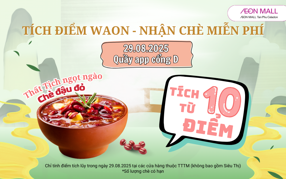 NHẬN CHÈ ĐẬU ĐỎ MIỄN PHÍ NGÀY THẤT TỊCH