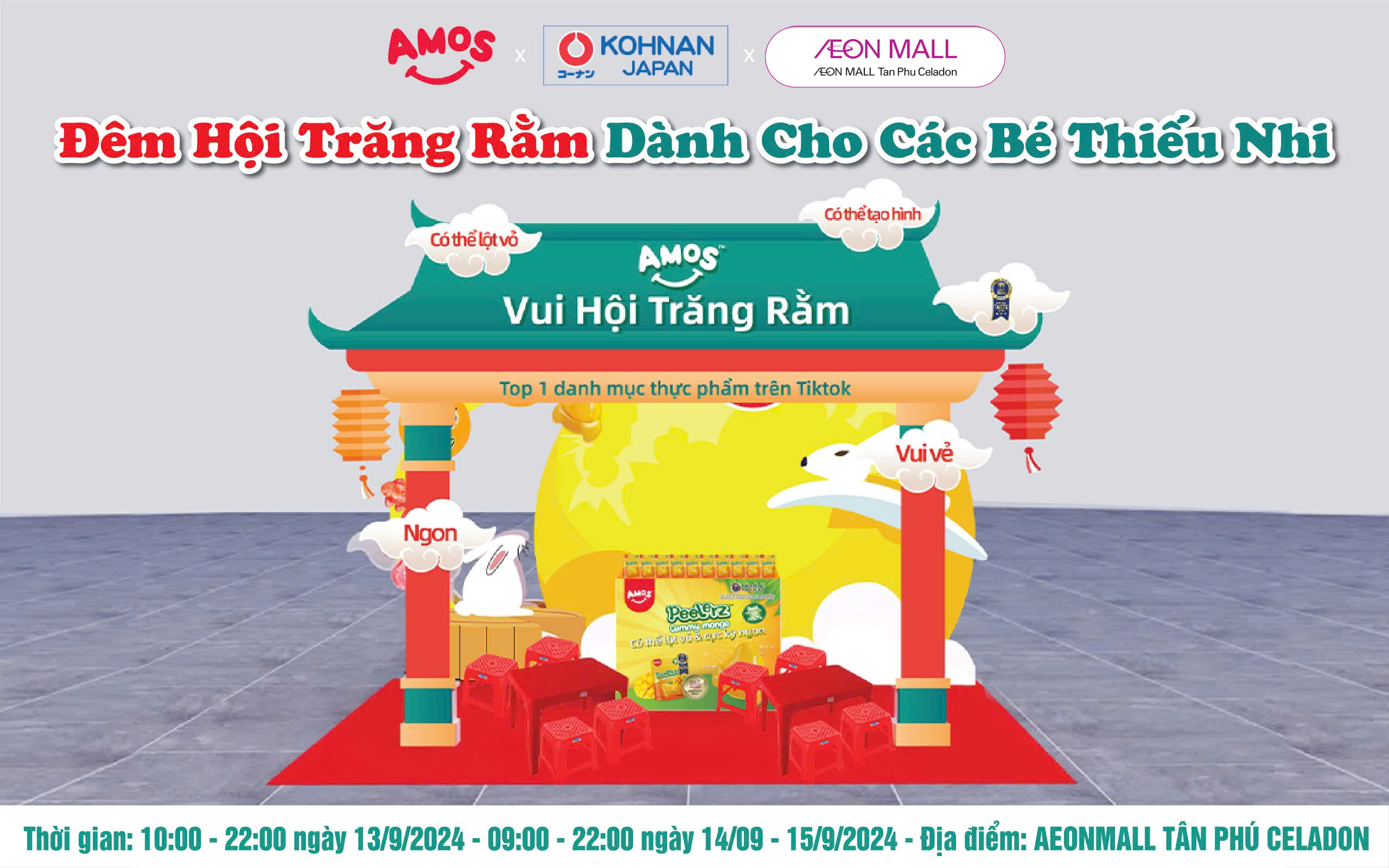 ĐÊM HỘI TRĂNG RẰM - KOHNAN X AMOS GỬI BÉ TRỌN NIỀM VUI