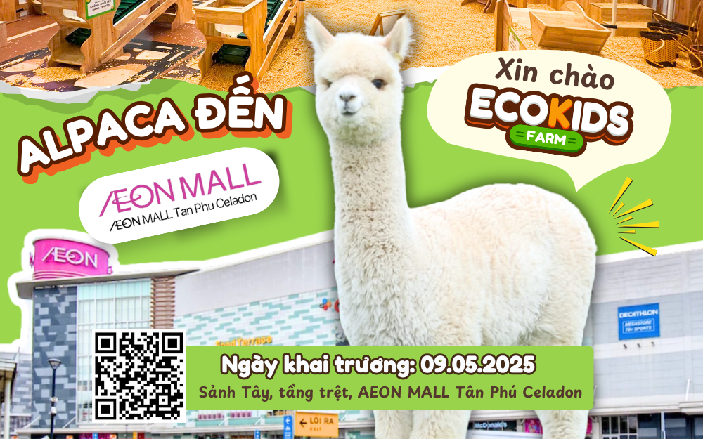 NÔNG TRẠI VUI VẺ CHÍNH THỨC ĐỔ BỘ AEON MALL TÂN PHÚ CELADON