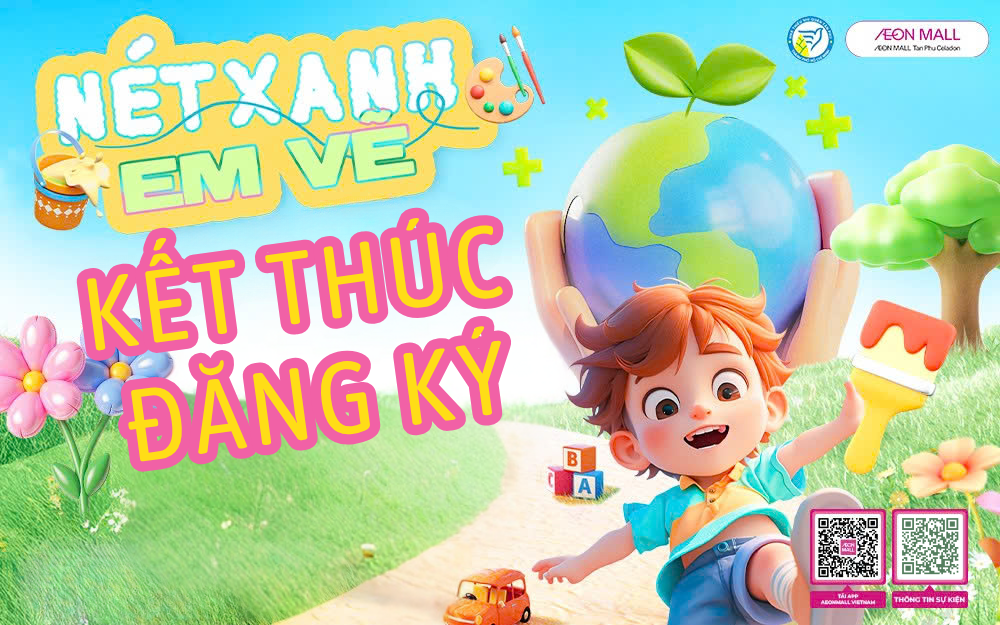 KẾT THÚC ĐĂNG KÝ CUỘC THI NÉT XANH EM VẼ