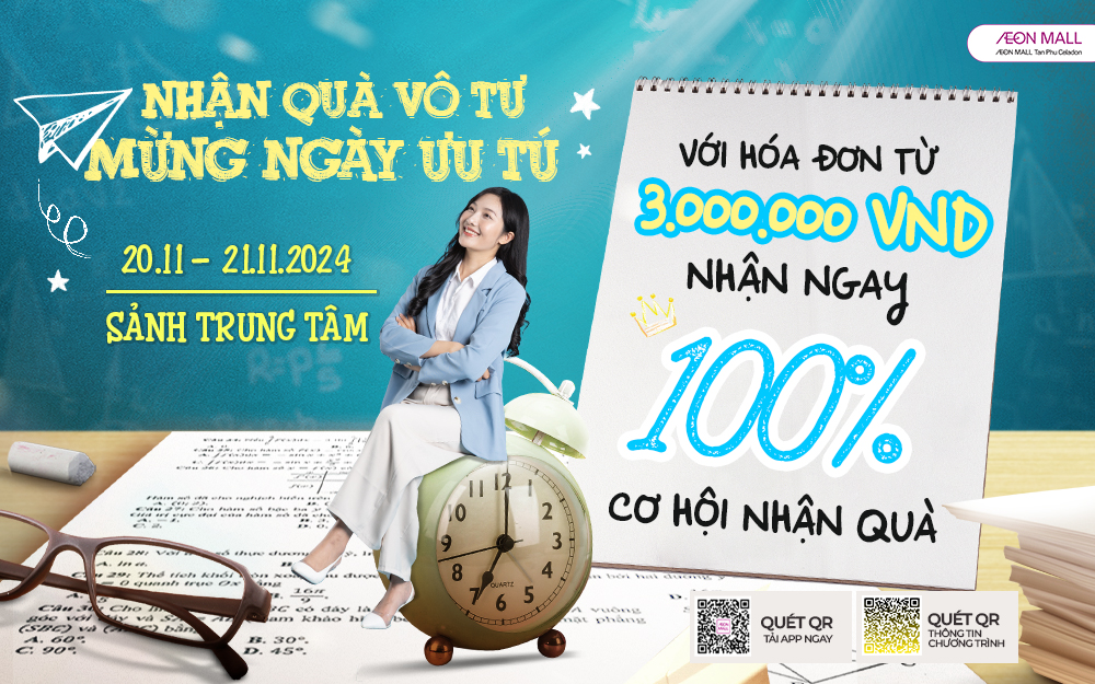 NHẬN QUÀ VÔ TƯ MỪNG NGÀY ƯU TÚ