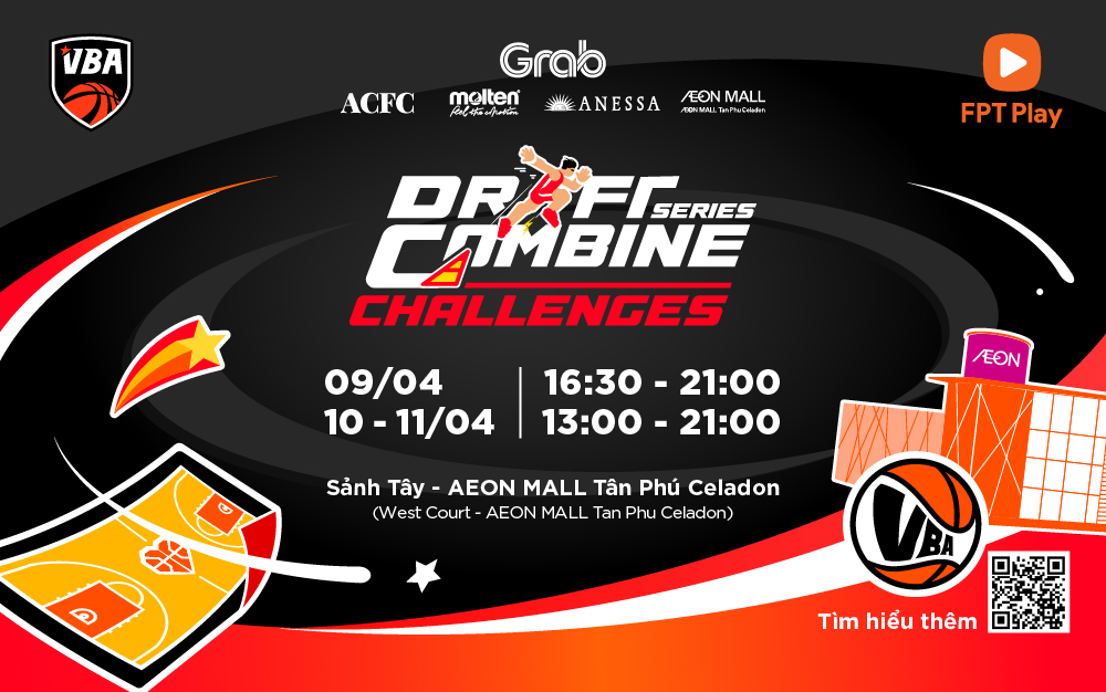 VBA COMBINE CHALLENGE ĐỔ BỘ AEON MALL TÂN PHÚ CELADON!