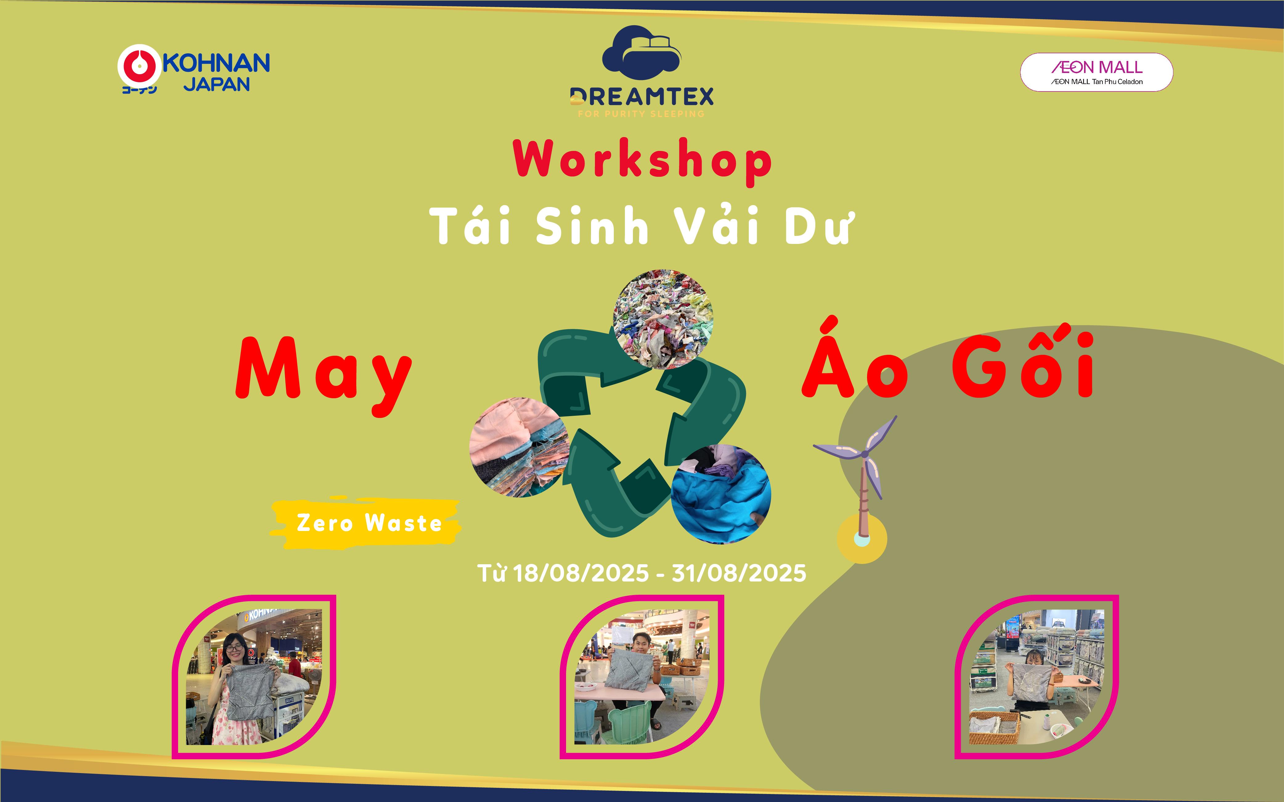 TÁI SINH VẢI DƯ - BIẾN VẢI THỪA THÀNH GIÁ TRỊ