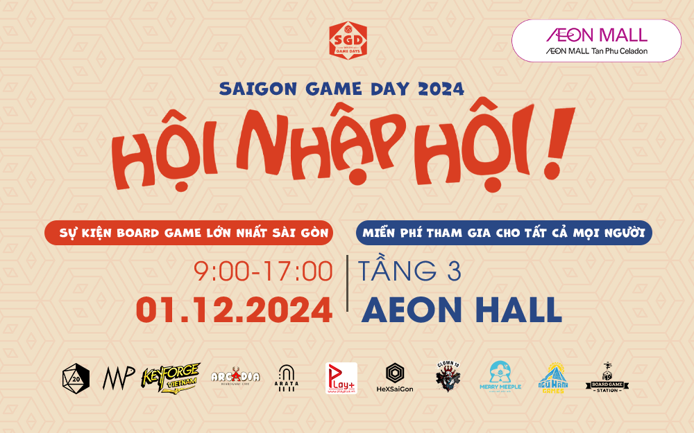 SAIGON GAME DAY 2024: HỘI NHẬP HỘI - MIỄN PHÍ THAM GIA