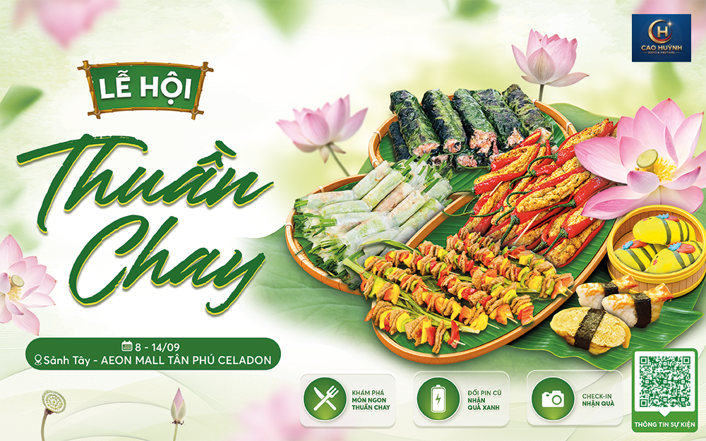 LỄ HỘI THUẦN CHAY 2026 – SỐNG XANH, LÀNH TÂM VỊ TẠI AEON MALL TÂN PHÚ CELADON