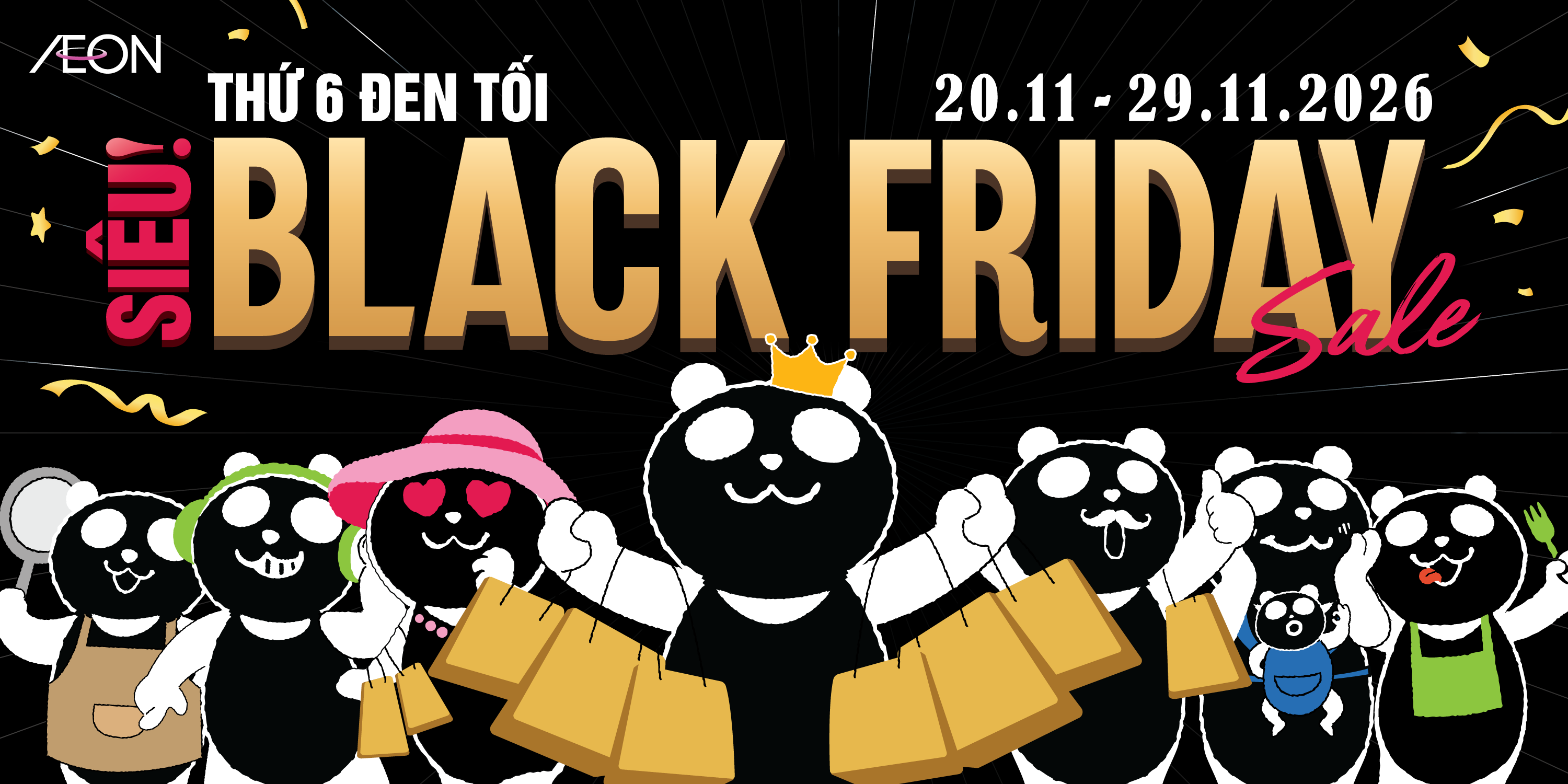[BLACK FRIDAY 2026] THỨ SÁU ĐEN TỐI, SĂN SALE TUYỆT ĐỐI