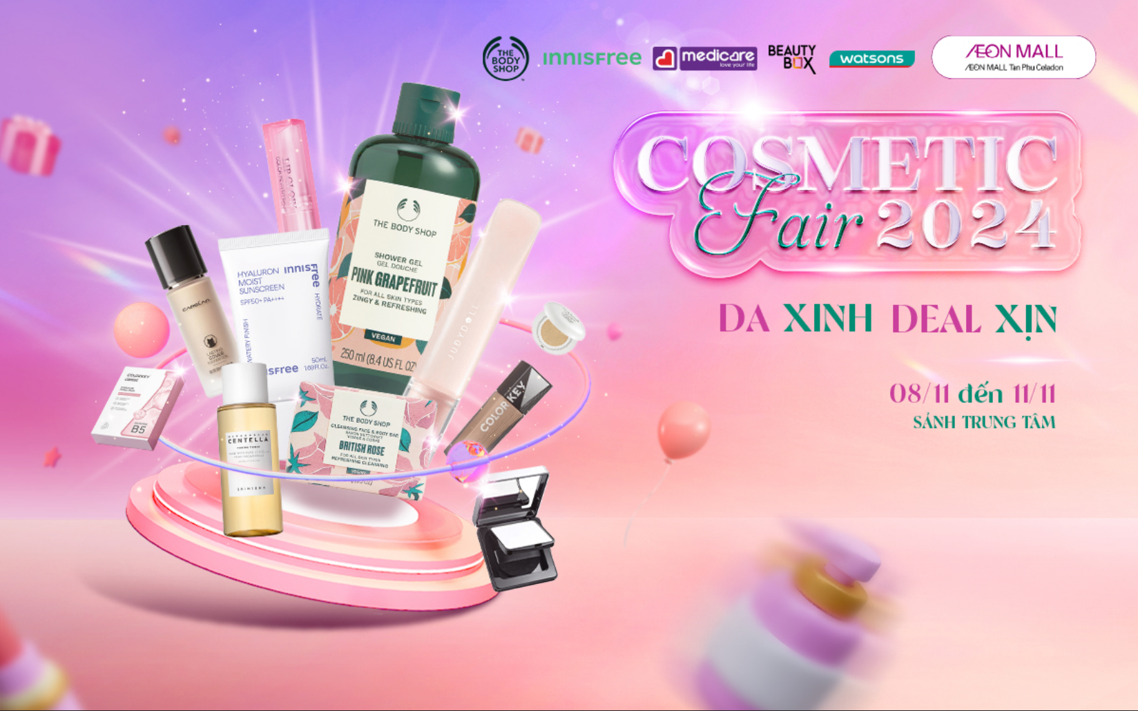 COSMETIC FAIR 2024 - SIÊU HỘI LÀM ĐẸP, TẤT BẬT DEAL HỜI