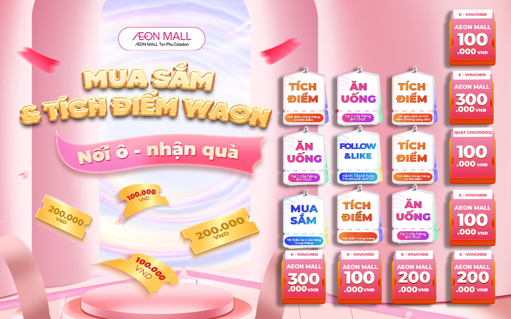 CHƯƠNG TRÌNH MUA SẮM & TÍCH ĐIỂM WAON